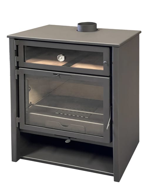 Estufa de leña modelo Zeux HORNO
