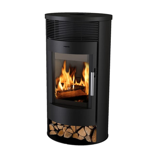 Estufa de leña ECO ELIDE-1 ventilada de 6,3 kw