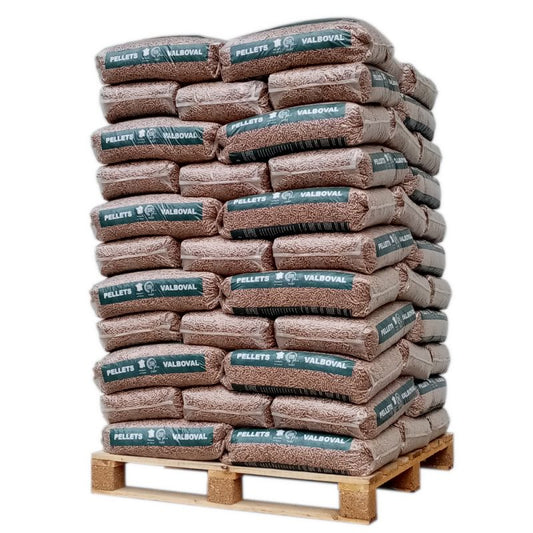 PALET DE PELLETS DIN PLUS (65 BOLSAS)
