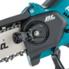 Motosierra inalámbrica Makita de 18 V y 15 cm con 1 batería de iones de litio de 5,0 Ah y cargador