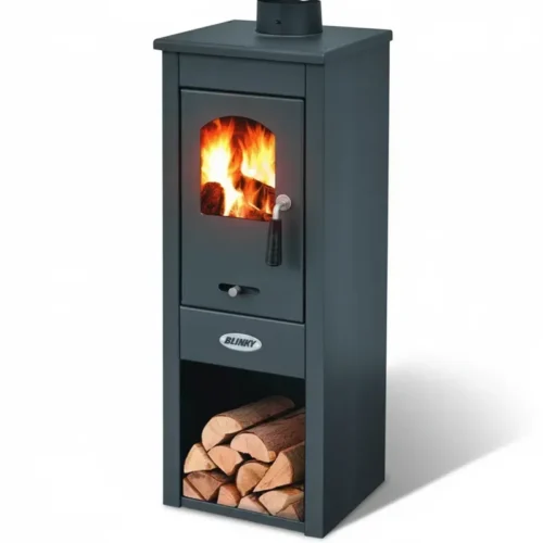 Estufa de leña Blinky EKONOMIK LUX‑LM BERNA – 5,2 kW | 4 estrellas